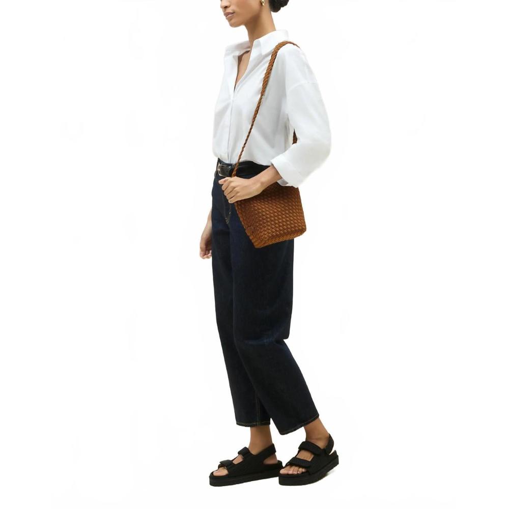 NEW NAGHEDI women's laguna crossbody bag in teak - Picture 5 of 5